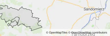 Mapa z zaznaczoną Bogorii