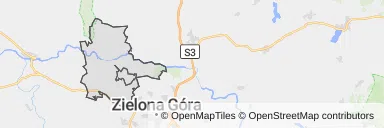 Mapa z zaznaczonym Czerwieńskiem