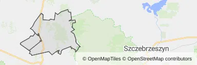 Mapa z zaznaczonym Goraju