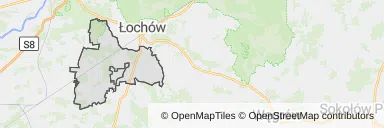 Mapa z zaznaczonym Jadowem