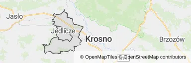 Mapa z zaznaczonym Jedliczem