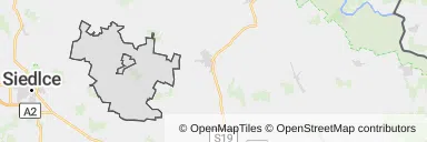 Mapa z zaznaczonym Mordami