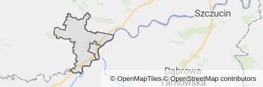 Mapa z zaznaczonym Opatowcu