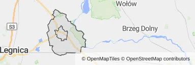 Mapa z zaznaczonymi Prochowicami