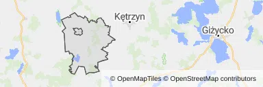 Mapa z zaznaczonym Reszlu