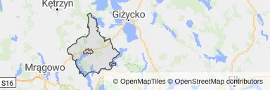 Mapa z zaznaczonym Rynem