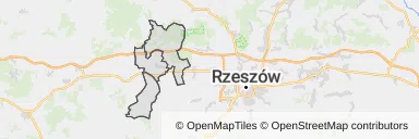 Mapa z zaznaczonym Sędziszowie Małopolskim