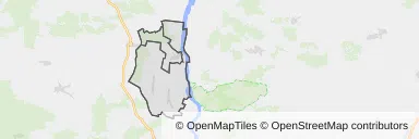 Mapa z zaznaczonym Solcu nad Wisłą