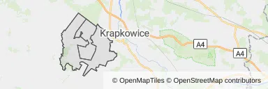 Mapa z zaznaczonym Strzeleczkami