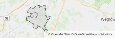 Mapa z zaznaczonym Tłuszczem