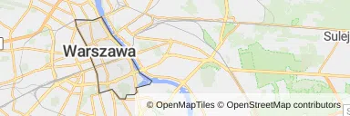 Mapa z zaznaczonym Śródmieściem w Warszawie