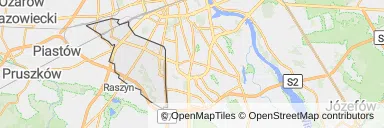 Mapa z zaznaczonymi Włochami w Warszawie