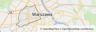 Mapa z zaznaczoną Wolą w Warszawie